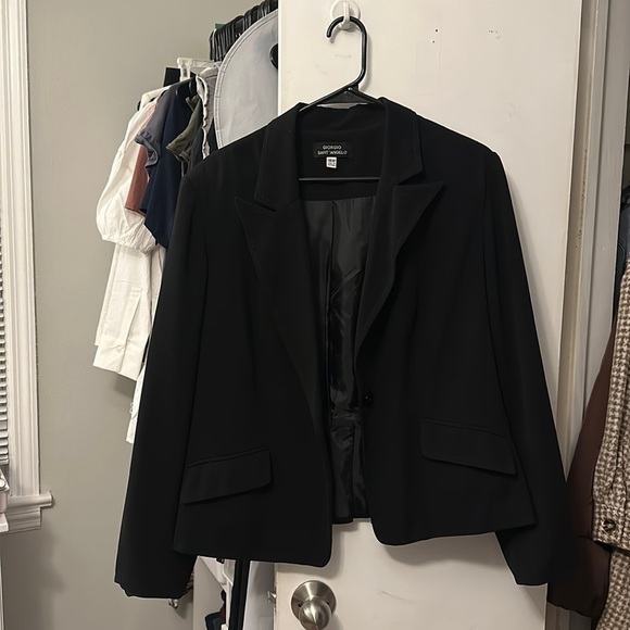 Giorgio Sant' Angelo Black blazer - Picture 1 of 5